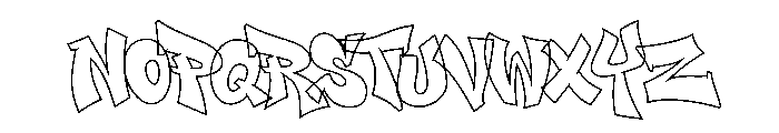 WildStreet-Line Font UPPERCASE