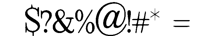 WildStroke Font OTHER CHARS