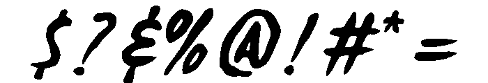 WildThunder-Regular Font OTHER CHARS