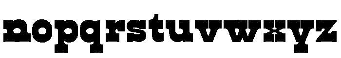 WildWest Black Font LOWERCASE