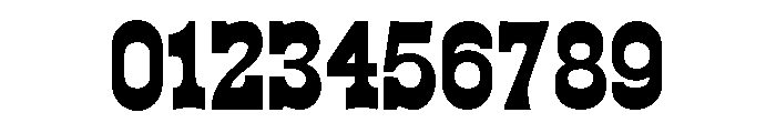 WildWest Bold Font OTHER CHARS