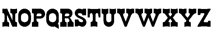 WildWest Bold Font UPPERCASE