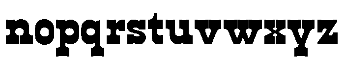 WildWest Bold Font LOWERCASE