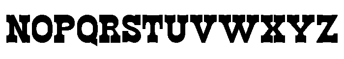 WildWest Extra Bold Font UPPERCASE