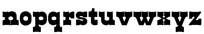 WildWest Extra Bold Font LOWERCASE