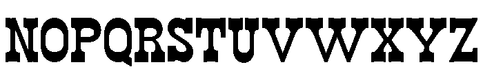 WildWest Medium Font UPPERCASE