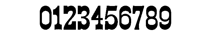 WildWest Regular Font OTHER CHARS