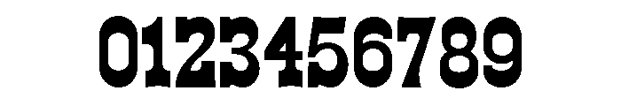 WildWest Semi Bold Font OTHER CHARS