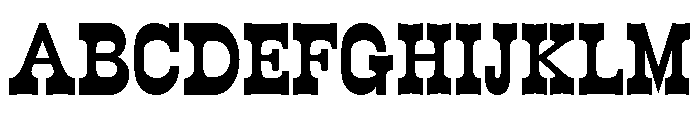 WildWest Semi Bold Font UPPERCASE