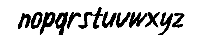 Wildboar Font LOWERCASE