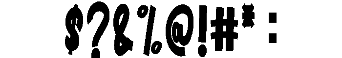 Wildchill Font OTHER CHARS
