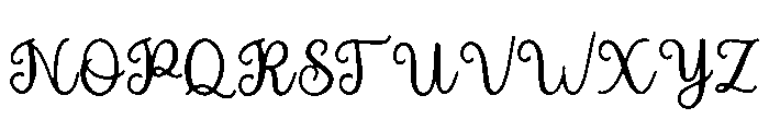 Wildebeest Font UPPERCASE