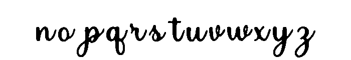Wildebeest Font LOWERCASE