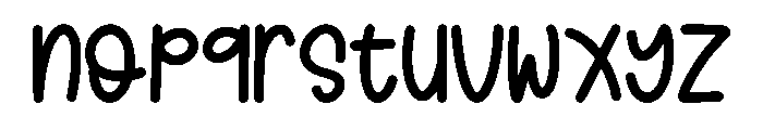 Wilder Easter Regular Font LOWERCASE