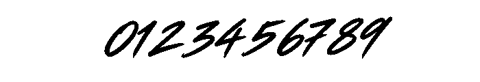 Wildest Metallo Brush Italic Italic Font OTHER CHARS