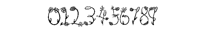 Wildflower By Squeeb Cr Regular Font OTHER CHARS
