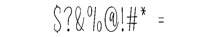Wildflower Honey Font OTHER CHARS