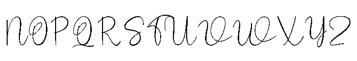 Wildflower Honey Font UPPERCASE