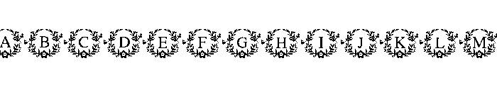 Wildflower Monogram FONT