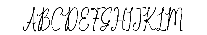 Wildflower Notes Font UPPERCASE