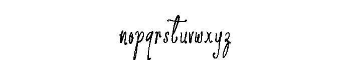 Wildflower Notes Font LOWERCASE