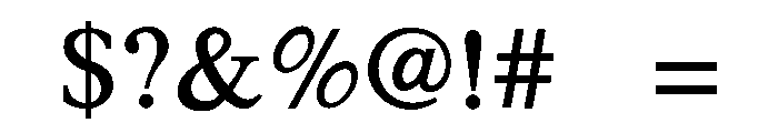 Wildflower Ribbon Font OTHER CHARS