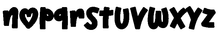 Wildflower School Bold Font LOWERCASE