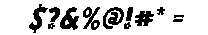Wildflower School Italic Font OTHER CHARS