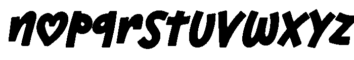 Wildflower School Italic Font LOWERCASE