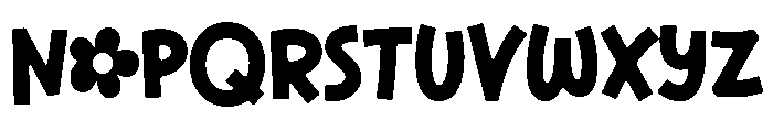 Wildflower School Thin Font UPPERCASE