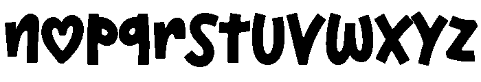Wildflower School Thin Font LOWERCASE