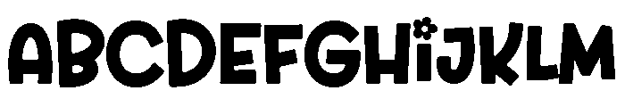 Wildflower School Font UPPERCASE