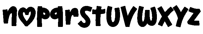 Wildflower School Font LOWERCASE