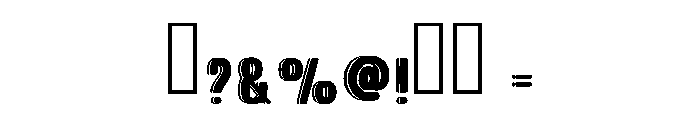 Wildforge Regular Font OTHER CHARS
