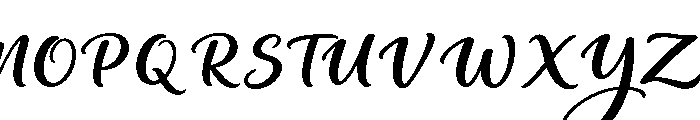 Wildheart Regular Font UPPERCASE