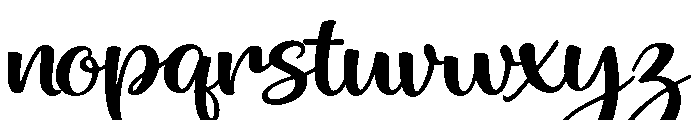 Wildheart Regular Font LOWERCASE