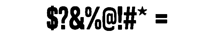 Wildhorn Slab Font OTHER CHARS