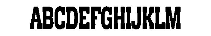 Wildhorn Slab Font UPPERCASE