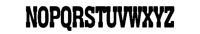 Wildhorn Slab Font UPPERCASE