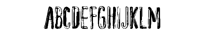 Wildink Font UPPERCASE