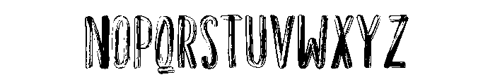 Wildink Font UPPERCASE