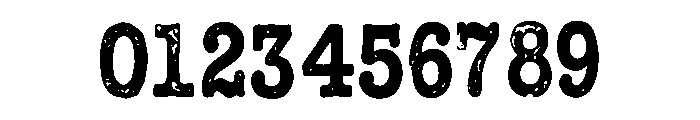 Wildmark Distort Font OTHER CHARS