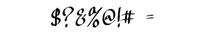 Wildmora Font OTHER CHARS