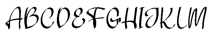Wildmora Font UPPERCASE