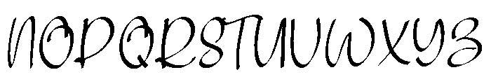Wildmora Font UPPERCASE