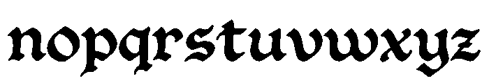 Wildrune Font LOWERCASE