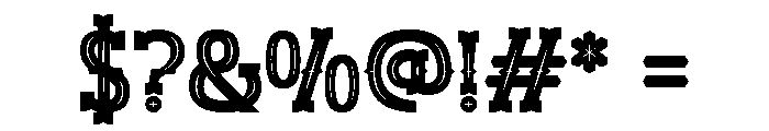 Wildscape Regular Font OTHER CHARS