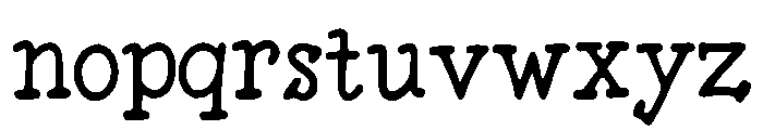 Wildwood_Bold Font LOWERCASE