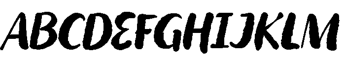 Wildwritten Alt A Extra Italic Font UPPERCASE