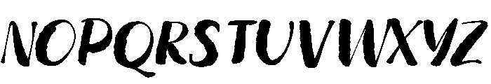 Wildwritten Alt A Italic Font UPPERCASE